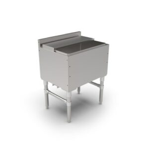 John Boos Slim-Line Underbar Ice Bin/Cocktail Unit UBIB-1824-CP7-X