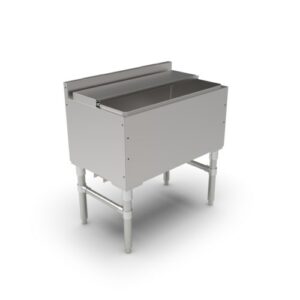 John Boos Slim-Line Underbar Ice Bin/Cocktail Unit UBIB-1830-CP7-X