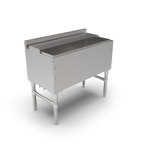 Slim-Line Underbar Ice Bin/Cocktail Unit UBIB-1836-CP7-X