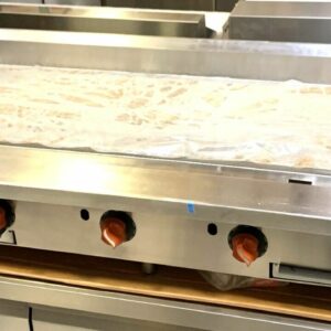 Sierra Range SRTG-60 60" Gas Griddle w/ Thermostatic Controls - 3/4" Steel Plate